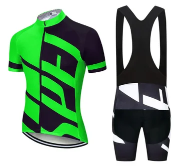 2020 TEAM STRAVA Cykling tøj 9D Gel pad Shorts Bike Jersey sat Ropa Ciclismo Herre pro Maillot Culotte tøj