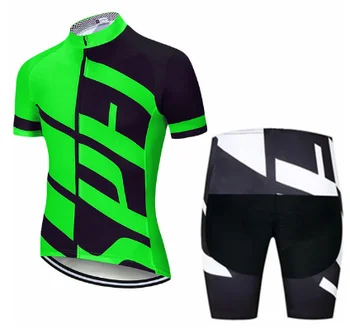 2020 TEAM STRAVA Cykling tøj 9D Gel pad Shorts Bike Jersey sat Ropa Ciclismo Herre pro Maillot Culotte tøj