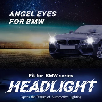 90 W High Power LED angel-eye pærer ring Markør lys for 2000-2006 BMW X5 E53 Super Lyse