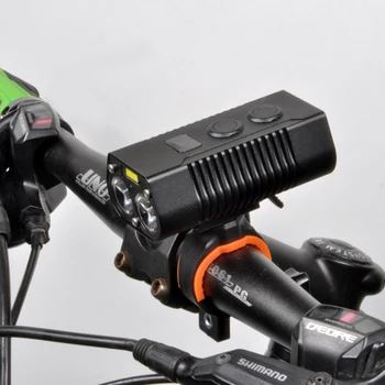 Bike cykel Lys USB-Genopladelige LED-Sæt-Bjerget Cyklus Foran Lygten Lampe Lommelygte