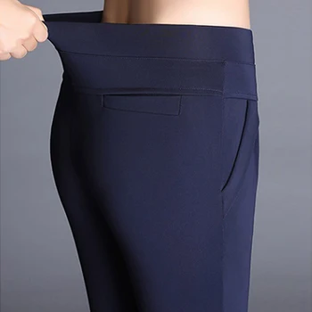 Plus Størrelse Høj Talje Bukser Kvinder Vintage Plisserede Harem Bukser, Løse Bukser Strække Afslappet Kontor Bukser Kvindelige Pantalon Mujer