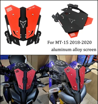 Forruden for mtkracing motorcykler, for Yamaha mt-15 MT-15 MT15 2019-2020, motorcykel tilbehør, aluminium skærm