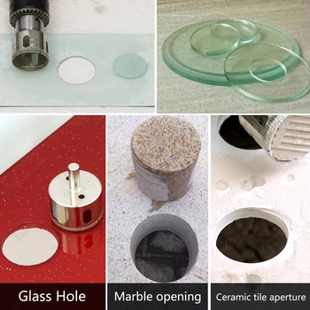 30 Stk Diamant Belagt Boret Sæt Glas Hul åbner Fliser Marmor, Glas, Keramik hulsav Bore Bits Til el-Værktøj 6mm-50mm