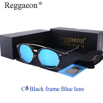 2019 reggaeon hot Nye polariserede solbriller mænd mode Lady retro solbriller kvinder top kvalitet drivende part UV400 oprindelige