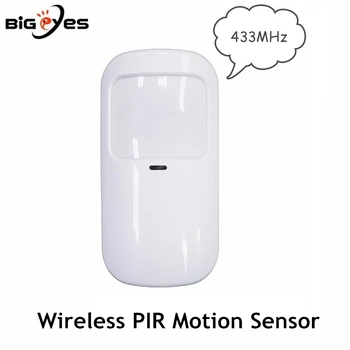 433MHz Trådløse PIR bevægelsesføler Infrarød bevægelsesdetektor Menneskelige bevægelsessensor batteridrevne Motion Sensor med Pet-immune
