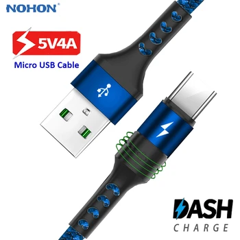 Nohon 5A Type C-Kabel til Huawei Mate 30 Micro USB Kabel Til Samsung S7 Xiaomi Hurtig Opladning Data Oplader til iPhone 11 Pro Antal