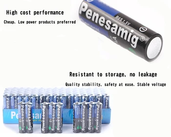 60pcs AAA 1,5 V Carbon Tør Batteriet Sikker eksplosionssikker for 1,5 V AAA-Batterier UM4 Batería Ingen Kviksølv