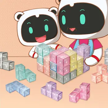 Infinity Cube Magnetisk Mini Toy Finger EDC Angst, Stress Relief Terning Blokke 3x3 Magiske Terninger For Børn Gåder Pædagogisk Legetøj