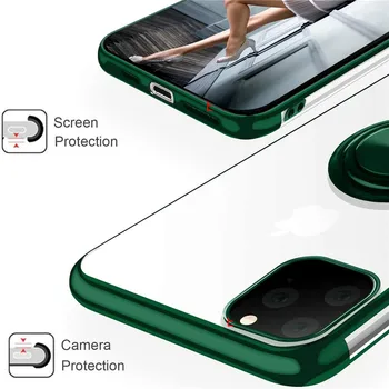CASEIER Nyeste 2020 Case Til iPhone 12 11 Pro Max X XR SE 2020 Luksus Galvanisering Telefon Sag, holder Til iPhone 7 8 XS Plus ANTAL
