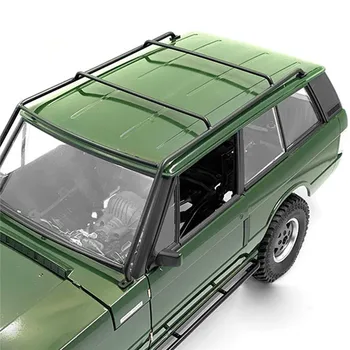 Holdbar Metal tagbagagebærer i Stål Roll Cage Ramme for 1/10 Range Rover Bil Skaller RC Model Biler, Opgradere Dele