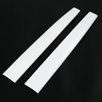 Center Konsol Betjeningspanel Panel-Wrap Overlay Dække Trim Fit ABS Pearl White Style for Tesla Model 3