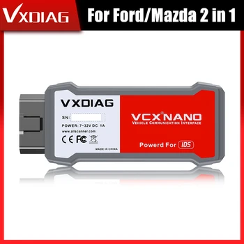 VXDIAG VCX NANO til Ford IDS V117 For Mazda V117 2 i 1 for Ford/Mazda 2 i 1 Diagnostic Tool Support-Køretøj 2005 - 2018 År