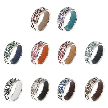 Cremo Rainbow Ringer For Kvinder Udskiftelige Design Hule Ring Elegante Bijoux Femme Finger Ringe Argent Høj Poleret Bague