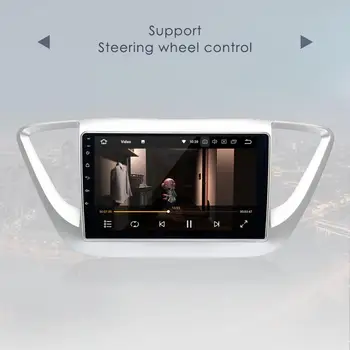 2-din DVD-Dsp Carplay For Hyundai Solaris 2 2017 2018 Bil Radio Mms Video-Afspiller, GPS Navigation 360 kamera hovedenheden ips
