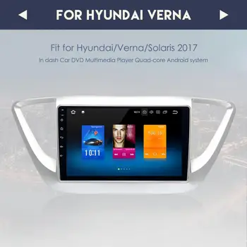 2-din DVD-Dsp Carplay For Hyundai Solaris 2 2017 2018 Bil Radio Mms Video-Afspiller, GPS Navigation 360 kamera hovedenheden ips