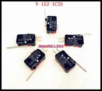 20pcs/Masse, V-152-1C25 Micro Limit Switch 15A 250VAC SPDT INGEN NC Snap Handling