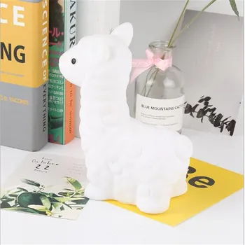 3D Alpaca LED Animalske Nat Lampe Nyhed Bord Lys boligindretning Sovende Belysning Til Børn, Baby Seng Atmosfære Lampe Toy