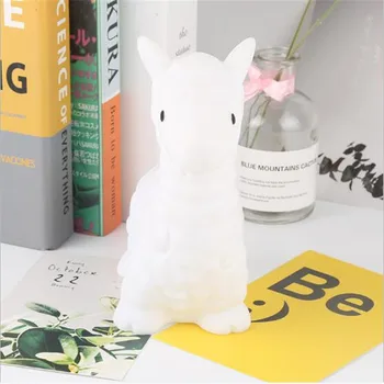 3D Alpaca LED Animalske Nat Lampe Nyhed Bord Lys boligindretning Sovende Belysning Til Børn, Baby Seng Atmosfære Lampe Toy