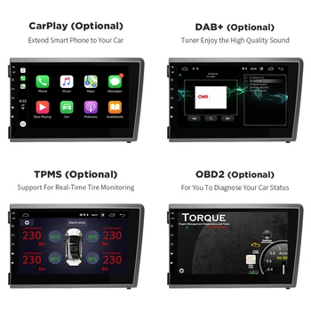 DSP 2Din Android 10 Bil DVD-Afspiller Til VOLVO S60, V70 XC70 XC90 2000 2001 2002 2003 2004 Mms GPS Radio Navigation Carplay