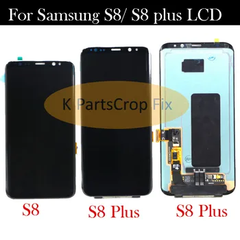 For Samsung S8 LCD-skærm med Ramme Erstatning for SAMSUNG Galaxy S8 Plus LCD-G955 S8 G950 G950F Display lcd-Touch Screen Digitizer