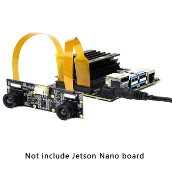 Nvidia Jetson Nano 8 Megapixel Kamera, Kikkert Modul Dual IMX219 3280×2464 Resolution Stereo-Vision Dybde Vision Kamera