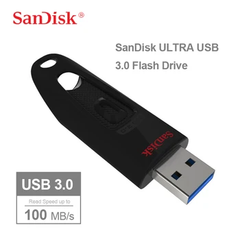 Sandisk CZ48 ULTRA USB 3.0 Flash Drev 64GB Pen Drive 16GB 32GB 128GB 256GB USB3.0 Memory Stick Pendrive Læse Hastighed på op til 100 m/s