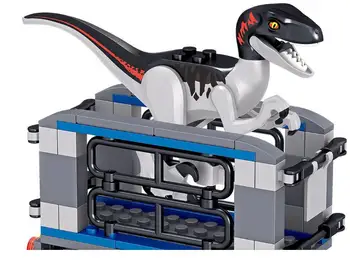 Nye Jurassic Dinosaur Verden, Træ Dyr, Action Figurer byggesten Dinosaur Sikkerhed Bureau Byen DIY Mursten Kids LEGETØJ
