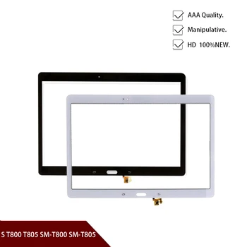 Nye 10.5 tommer Foran Digitizer Glas Panel, for Samsung Galaxy Tab S T800 T805 SM-T800 SM-T805 Touch Screen Gratis værktøjer