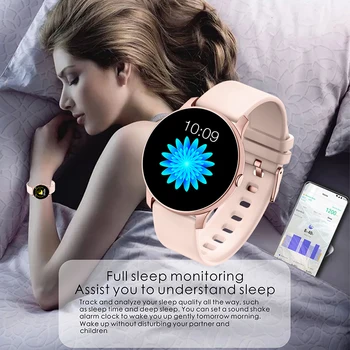 2020 Ny Farve skærm kvinder sport smart ur Mænd kvinder Fitness tracker For iPhone puls, blodtryk funktion smartwatch