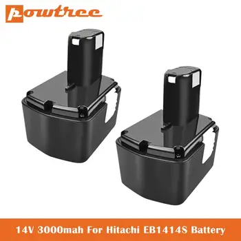 Genopladelige Power Tool Batteri til Hitachi 14,4 V 3Ah NI-MH for DS14DVF3 EB1414S EB1412S EB1414 EB1414L CJ14DL DH14DL