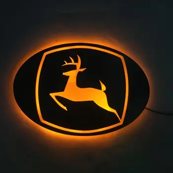 Bil dekoration indsæt/Deer 8.5X8CM LED-belysning / køretøj / home / billboard dekorative yrelsen tilpasning Statisk belysning