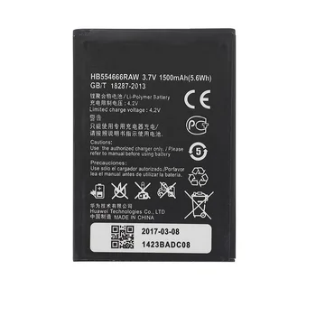 For Huawei E5375 1500mAh Batteri HB554666RAW Udskiftning af Batteri til Huawei E5375 E5330 E5336 E5372 EC5377 smartphone