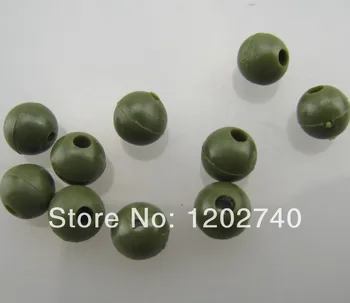 1000 x 8 mm Blød Konisk Boring Perler i Grøn-Karper Terminal Ende Tackler efter Karper Fishings