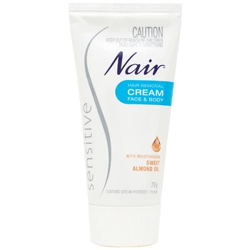 Engros 4STK Australien Nair Følsomme Blid Hair Removal Cream 75 g til Ansigt, Ben, Bikini Område Under-Arm Hud Hair Remover Fløde