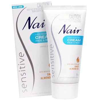 Engros 4STK Australien Nair Følsomme Blid Hair Removal Cream 75 g til Ansigt, Ben, Bikini Område Under-Arm Hud Hair Remover Fløde