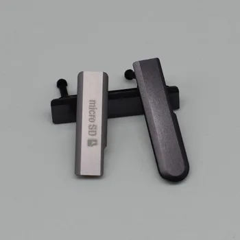 Nye USB-Opladning Port Dække + SIM-Kort Port Slot + Micro SD-Kort Støv Stik til Sony Xperia Z1 mini Z1 Kompakt M51W D5503