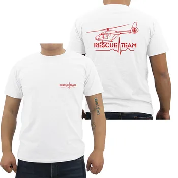 Sommer Fashion Mænd T-shirt Air Rescue Ambulance Service Redde Flyet Print T-Shirt Mandlige Shirts, Cool t-Shirts Streetwear