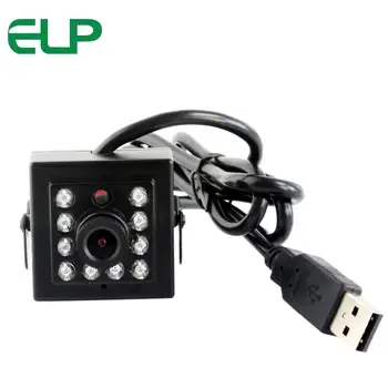 Full HD 1080P CMOS OV2710 CCTV USB Webcam 10stk IR LEDS Night Vision infrarød USB-Kamera, med 2.8 mm linse