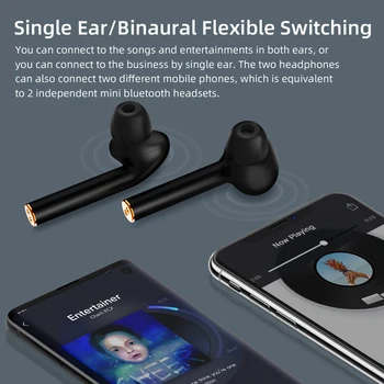 J3 TWS Bluetooth-5.0 Hovedtelefon Med Mikrofon Smart Touch-Kontrol Trådløse Hovedtelefoner Super Bass-Headsets PK i500 i2000 i9000 TWS