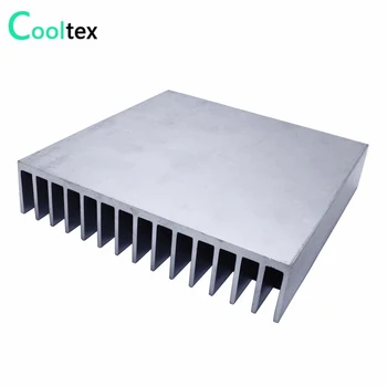 Aluminium heatsink 165x165x34.8mm køligere køleplade radiator til LED Elektroniske Forstærker med integreret kredsløb køling