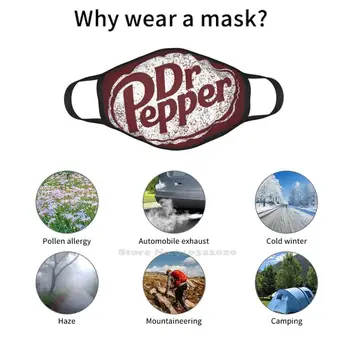 Dr Pepper Munden Maske Ansigtsmasker Drpepper Topo Chico Dr Pepper Texas, New Mexico, Mexico Sydlige Stolthed Lavet I Texas Tømmermænd