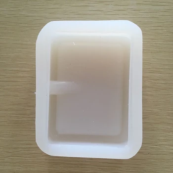 Konkrete sæbe bakke silikone formen cement plade skimmel Badeværelse skål skuffe skimmel