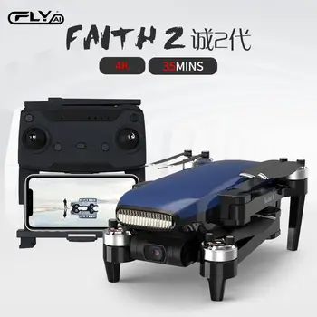 Cfly Faith2 Sammenklappelig 4k Kamera Drone Med 3-akse Gimbal 35min flyvetid