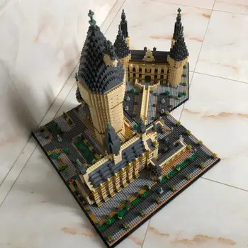 YZ 071 verdensberømt Arkitektur middelalderborg College 3D-Model 7750pcs DIY Mini Diamant Blokke, Mursten Bygning Toy ingen Box