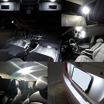 20Pcs Hvid Canbus-Fejl Fri Bil LED-Pærer Interior Package Kit Til BMW 3-Serie BMW E46 1998-2004 Nummerplade Lys