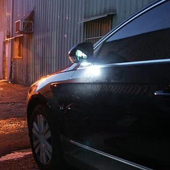 2stk Bil Under LED-Side Spejl Pyt Lyser Lamper for VW Golf GTi MK6 Cabriolet Bil Elektrisk Tilbehør
