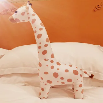 65cm tegnefilm giraf plys legetøj baby ledsage dukke gave kids legetøj soveværelse indretning udstoppede dyr dukker til jul, fødselsdag
