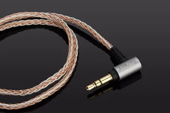 4FT/6FT 7N 3,5 mm 8-core fletning OCC Audio Kabel Til NAD VISO HP50 HP70 PSB HØJTTALERE M4U1 M4U2 M4U8 hovedtelefoner