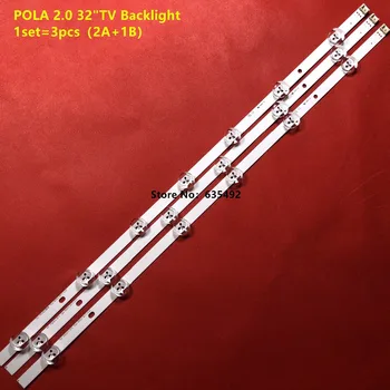 Bagbelyst LED-strip til LG TV UOT POLA 2.0 POLA2.0 32 HC320DXN-VSFP4-21XX 32LN5100 32LN545B 32LN5180 32LN550B 32LN536U
