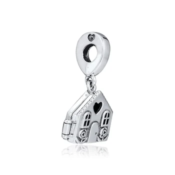 Perfekt Hjem Charms Vedhæng Passer Oprindelige Armbånd af 925 Sterling Sølv Charm Perler til smykkefremstilling perles hæld